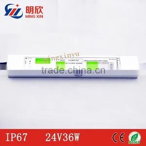 dc 24v 36w Waterproof IP67 Led Driver ,waterproof Electronic Led Driver,waterproof Led Power Supply 24v 36w Outdoor Power Supply thumbnail-1