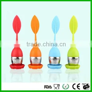 High Quality Silicone Tea Ball Fliter Tea Strainer for Sale thumbnail-1