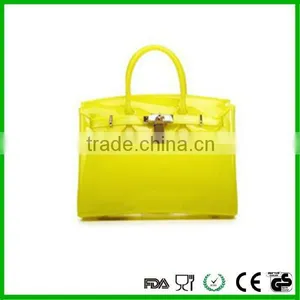 Top Quality PVC Jelly Tote Bag Candy Handbag thumbnail-3