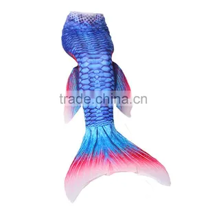 Girls Princess Costume Swimmable Mermaid Tail With Monofin thumbnail-1