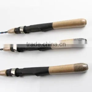 Fishing Spinning Rod Ice Fishing Rod, Bass Fiber Glass Spinning Rod Spinning Rod With Wooden Handle thumbnail-2
