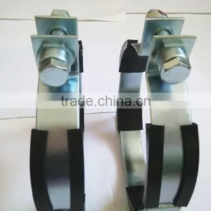 Steel Galvanized Rubber Pipe Saddle Clamp thumbnail-5