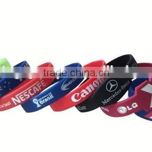 Wholesale Custom Logo Print Silicone Bracelet Maker thumbnail-1