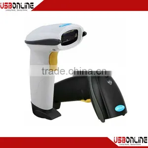 New USB to COM Handheld Visible Laser Barcode Scanner qr Barcode Scan Reader thumbnail-1
