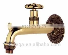 1/2" Brass Garden Faucet With Round Handle, High Quality Brass Garden Faucet, Brass Outdoor Water Faucet < SGB5202> thumbnail-1