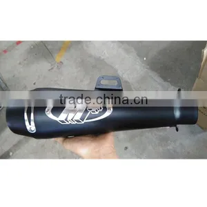 Exhaust Muffler Pipe Slip For M4 Universal Motocycle GP Mount Slip On System BLACK thumbnail-1