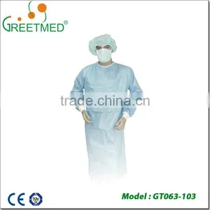 Wholesale pp pe Sms Smms Spunlace Medical Sterile Disposable Surgical Gown thumbnail-5
