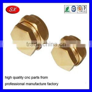 Customized Furniture Materials Furniture Connecting Fitting Brass Insert Thread Brass CNC Turning Parts thumbnail-1