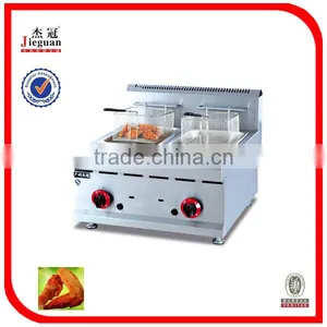 Catering Equipment 16Liters Gas Double Tanks Fryer GF-585 thumbnail-1