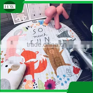 Promotional Gift Portable Baby Kids Children Cotton Gym Play Mat Soft Cotton Toys Storage Bag thumbnail-5