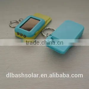 Mini USB Solar Powerbank NEW Love Gift Key Chain Whistle Keyring Ring thumbnail-1