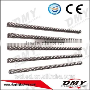 WELLS 45mm Galv Steel Wire Rope Steel Strand Cable 1x19 thumbnail-1