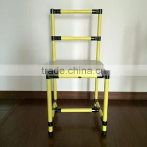 Simple Lean Tube/pipe Table/chair Set thumbnail-1