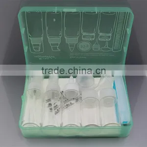 9 Pieces Plastic Bottle Travel Bottle Set Plastic Canister Sets thumbnail-2