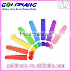 6 Sets Silicone Ice Cream Jelly Lolly Pop Maker Popsicle Mould Bpa Free thumbnail-1