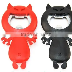 Silicone Bottle Opener With Stainess Steel /beer Bottle Opener thumbnail-1