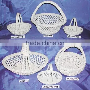 Ceramic Basket White-baskets for Sale thumbnail-1