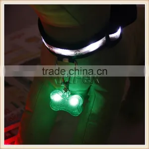 2015 New Pet Dog Bone Pendant LED Flashing Safe Night Light Lamp Pendant thumbnail-3