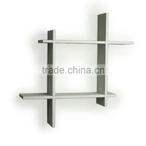 Asymmetric Laminate Square Floating Wall Shelf Lovely DIY Home Decorative Floating Wall Shelf Wholesale thumbnail-5