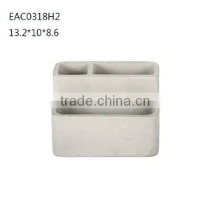 Multi-function Concrete Memo Holder /pen Holder / Phone Holder Three Hole Positions thumbnail-1