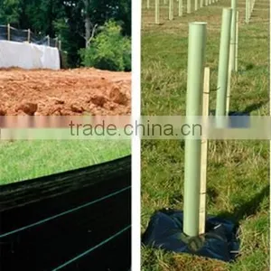 pp Woven Weed Control Black Plastic Mulch Ground Cover thumbnail-4