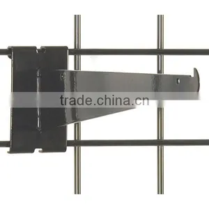 Gridwall 12'' Shelf Bracket-black thumbnail-1