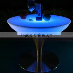High Quality PE Plastic Led Table Lamp Led Cube Furniture Led Coffee Table thumbnail-1