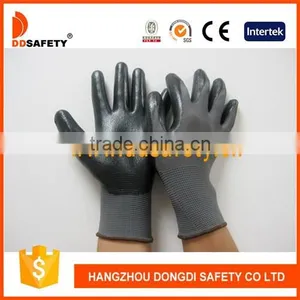 DDSAFETY Grey Nylon With Black Nitrile Glove thumbnail-1