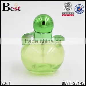 Shanghai Best Products 20ml Perfume Spray Bottle Green Apple Shape Perfume Spray Bottle Empty Glass Spray Perfume Bottle 20ml thumbnail-1