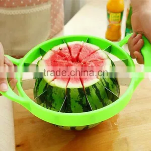 Watermelon Cantaloupe Melon Cutter Stainless Steel Kitchen Fruit Divider Slicer thumbnail-1