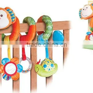 Animal Play Fun Baby Stuffed Cartoon Plush Monkey With EN71 thumbnail-1