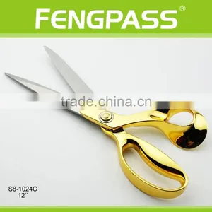 S8-1024C 30cm Stainless Steel Blades With Zinc Alloy Handle Tailoring Scissors thumbnail-2