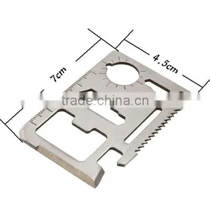 11 in 1 Mini Emergency Survival Multi Function Card Tool thumbnail-1