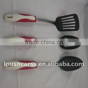 3pc Nylon Kitchen Tools,nylon Kitchenware With Steel and TPR Handle thumbnail-1
