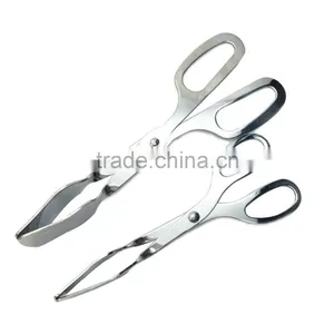 Wholesale Gold Color Planted BBQ Stainless Steel Serving Food Tongs thumbnail-5
