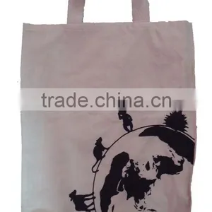 Printed Cotton Bag With Cotton Self Handle thumbnail-1