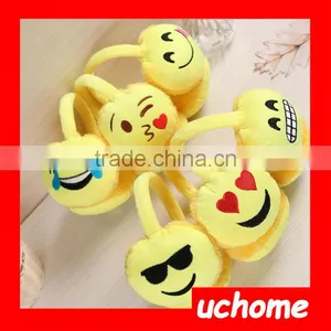 UCHOME Emoji Earmuff/Plush Emoji Emoticons Warm Earmuff thumbnail-1