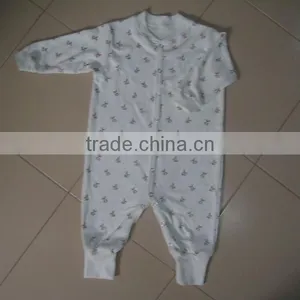 Organic Printed Romper_100% Organic Cotton Comfortable Baby Body Suit and Organic Printed Long Sleeve and Short Sleeve Baby Bod thumbnail-5