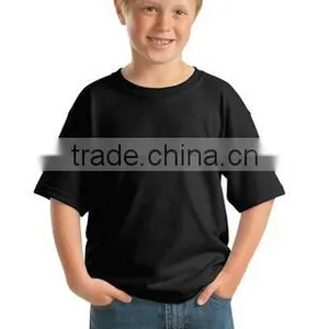 Seamless O Neck Boys Design Plain T-shirt 100% Cotton Boys T-shirt thumbnail-4