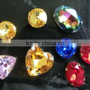 Decorative Point Back Silver Plated Crystal Rhinestone for Jewelry Accessories thumbnail-1
