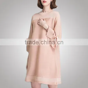 Anti Wrinkle Custom Make High End Bow Dress With Your Design thumbnail-3