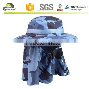 Protective Removable Outdoor Spring, Summer, Sun Hat, Sun Hat Mountain Jungle Fisherman Fishing Hats for Women and Men thumbnail-1