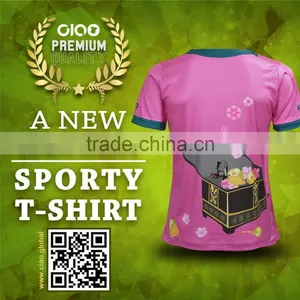 Custom Design Polyester T-shirt Sublimation With 3D Printing for Sports Jersey thumbnail-2