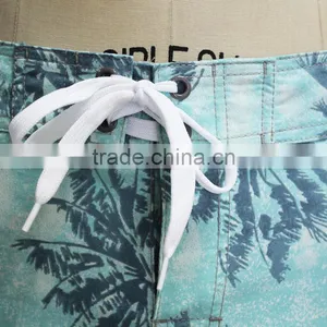 Polyester Cotton Spandex Material Short Swim Shorts Wholesale Custom Printing thumbnail-3