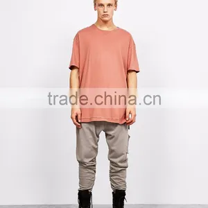 MGOO Wholesale Cotton Plain Streetwear Fashion Softex Round Neck T-Shirts OEM Big Quality T-shirt Manufacturer thumbnail-5