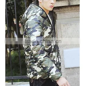 2015 Portable Camouflage Men's Cotton Jacket With Hoody thumbnail-5