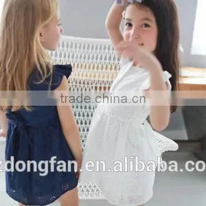 Cotton Floral Embroidered Summer Frock Designs Mom And Daughter Dress Matching thumbnail-6