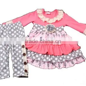 Easter Day Spring Ruffle Baby Girl Matching Stripe Red Lucky Cute Baby Girl Remake Cotton Vintage Remake Outfit thumbnail-5