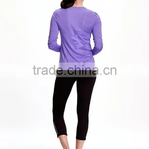 Ladies Super Fashion Wholesale Hot Sale Long Sleeve T-Shirt For Women thumbnail-2