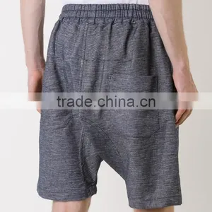 OEM High Quality 100% Cotton Drawstring Shorts Custom Men Short Pants in Guangzhou thumbnail-2